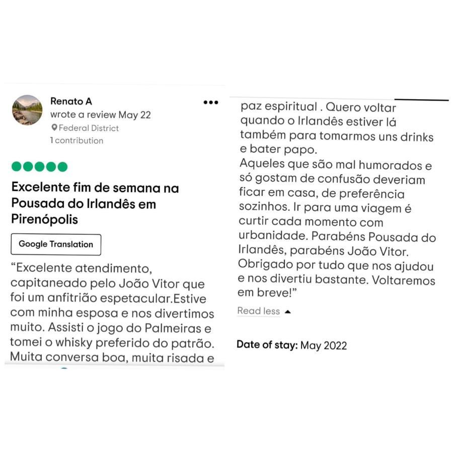 Pousada Do Irlandes Pirenópolis Esterno foto